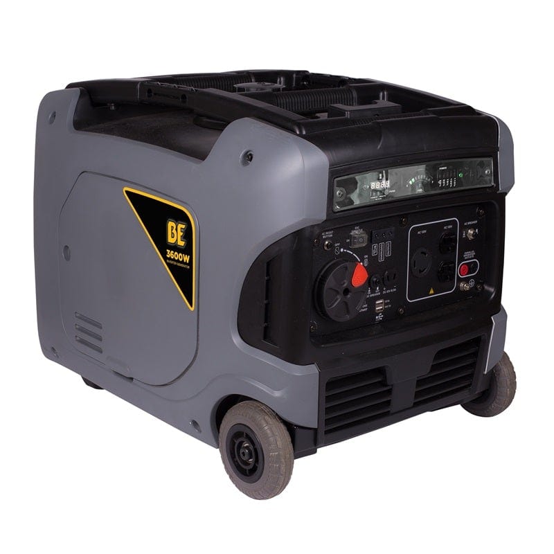 BE 3,600 Watt Digital Electric Start and Battery System Inverter Generator BE3600IE - Outage Proof
