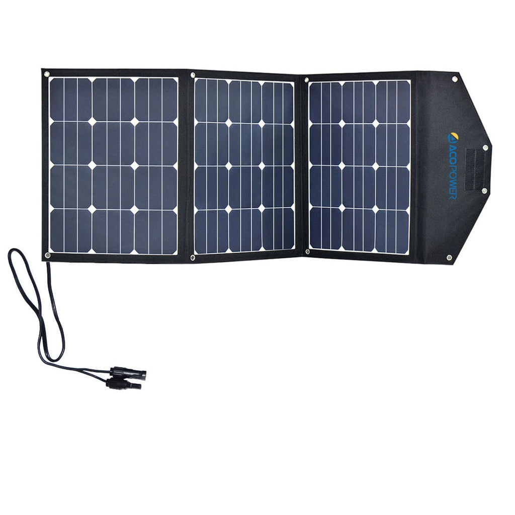 ACOPower 240W Foldable Solar Panel with ProteusX 20A Charge Controller - Outage Proof
