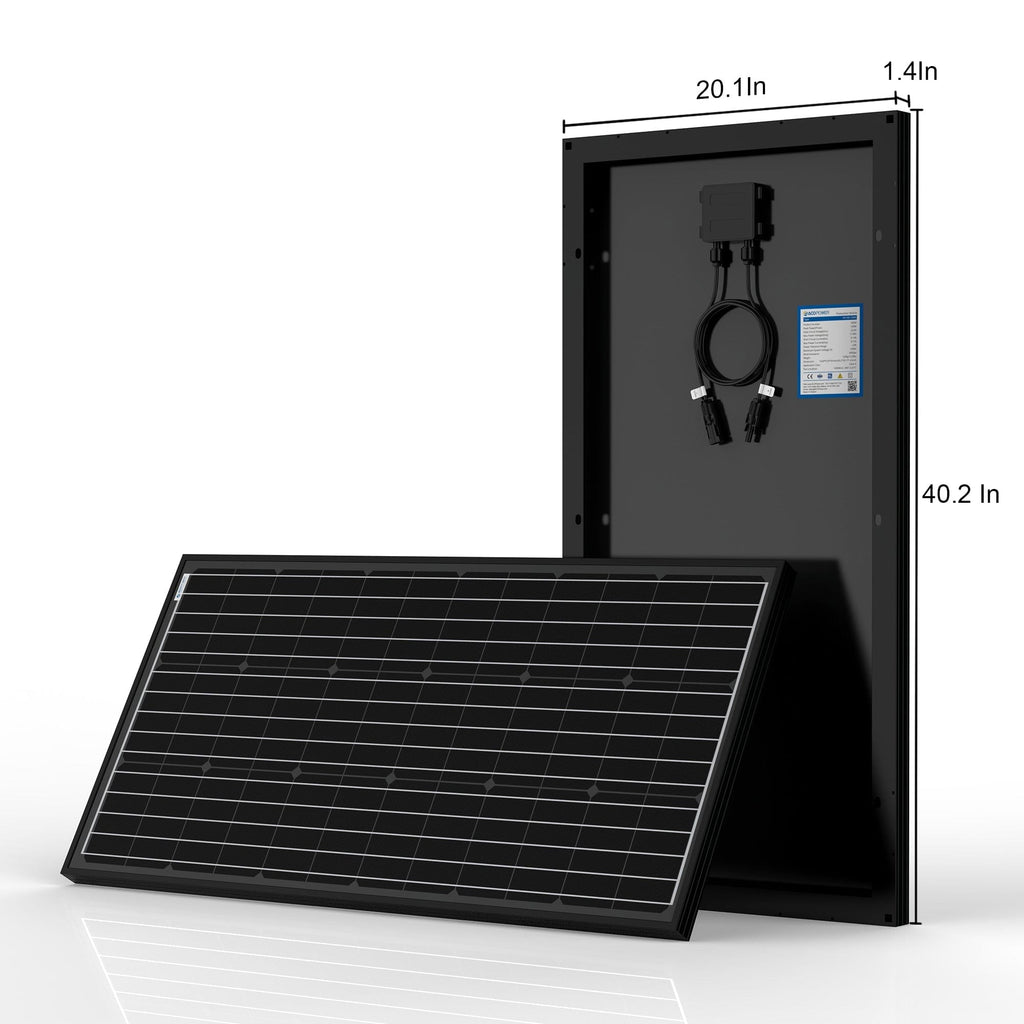 ACOPOWER 800W 60A Mono Solar RV Kits,  60A MPPT Charge Controller (800W 60A) - Outage Proof