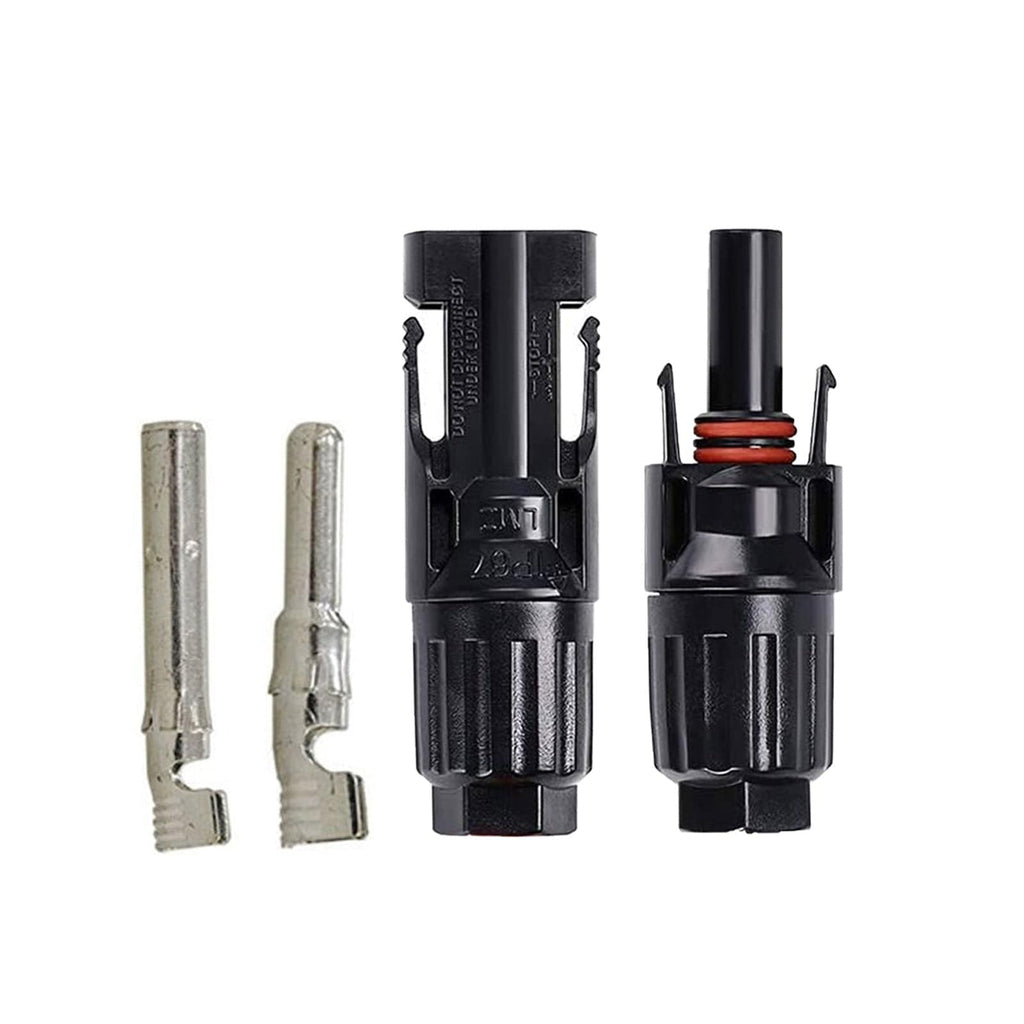 ACOPower 1 Pairs PV Connector Male/Female Solar Panel Cable Connectors - Outage Proof