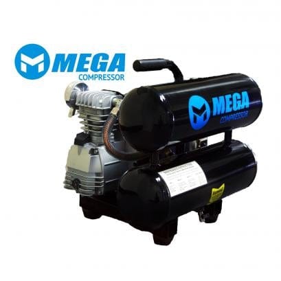 MP-2004T MegaPower 4 Gal Twin Stack Air Compressor with Panel - Outage Proof