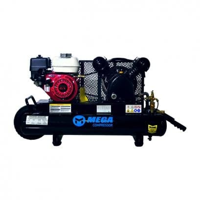 Mega Power MP-5510G 5.5HP Honda Twin Tank Wheelbarrow 150 Max PSI Taiwan Pump - Outage Proof