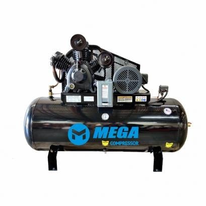MP-10120H3-U MegaPower 10 hp Horizontal Air Compressor - Outage Proof