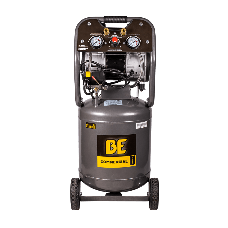 BE 5.3 Cfm @ 90 Psi - 10 Gallon Quiet Portable Electric Air Compressor AC210 - Outage Proof