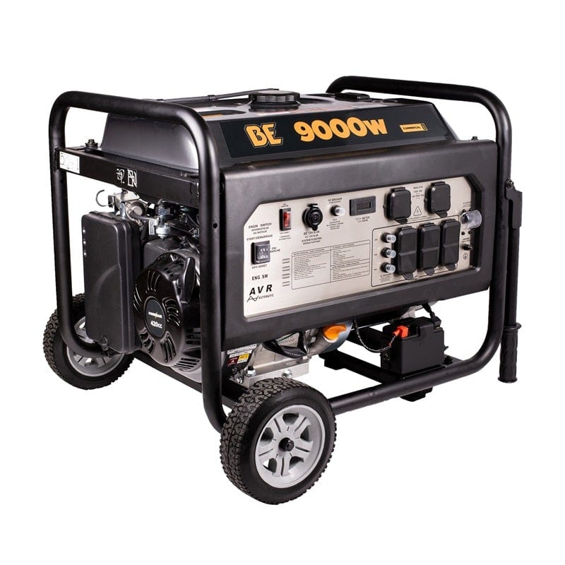 BE 9,000 Watt Electric Start Portable Generator BE-9000ER - Outage Proof
