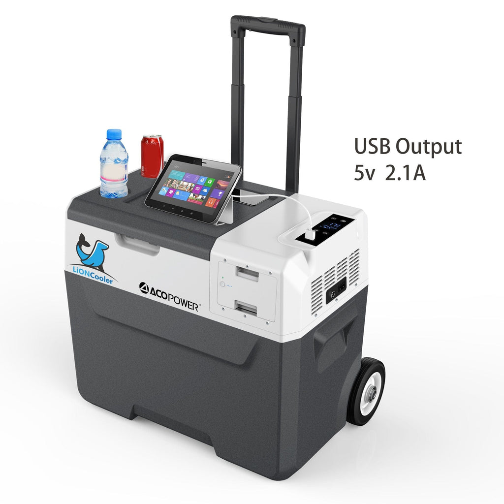 ACOPower LionCooler X40A Portable Solar Fridge Freezer, 42 Quarts (New Model) - Outage Proof