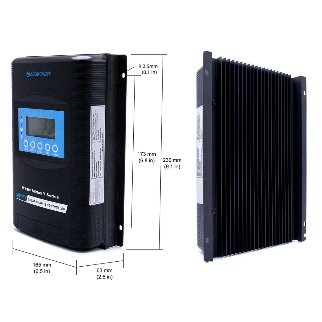ACOPOWER 330Watts Flexible Solar RV Kit , 30A MPPT Charge Controller - Outage Proof