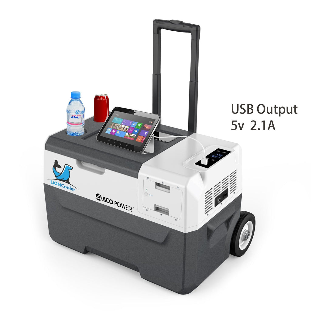 ACOPower LionCooler X30A Portable Solar Fridge Freezer, 32 Quarts (New Model) - Outage Proof
