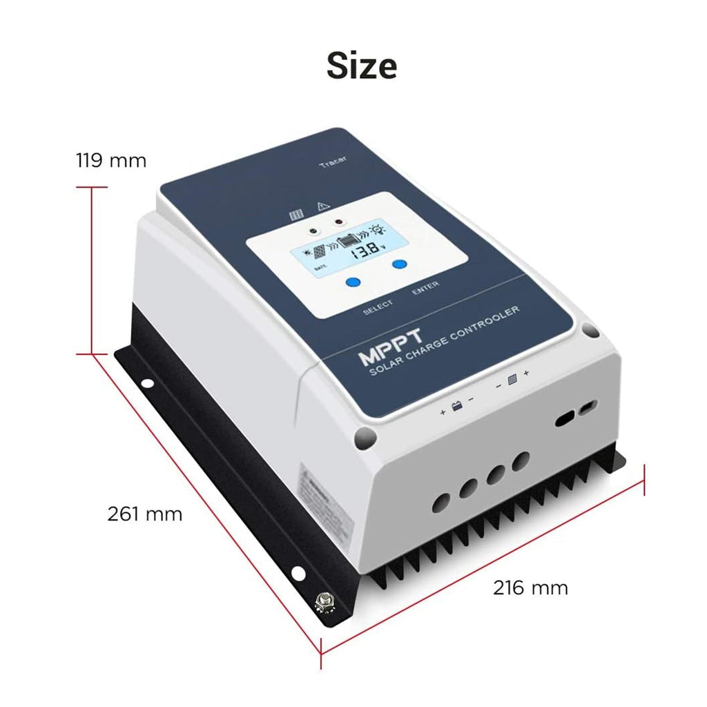 ACOPOWER 800W 60A Mono Solar RV Kits,  60A MPPT Charge Controller (800W 60A) - Outage Proof