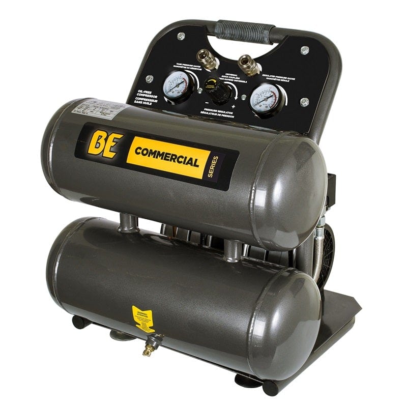 BE 2.8 Cfm @ 90 Psi - 4 Gallon Ultra Quiet Highly Portable Electric Air Compressor AC104 - Outage Proof