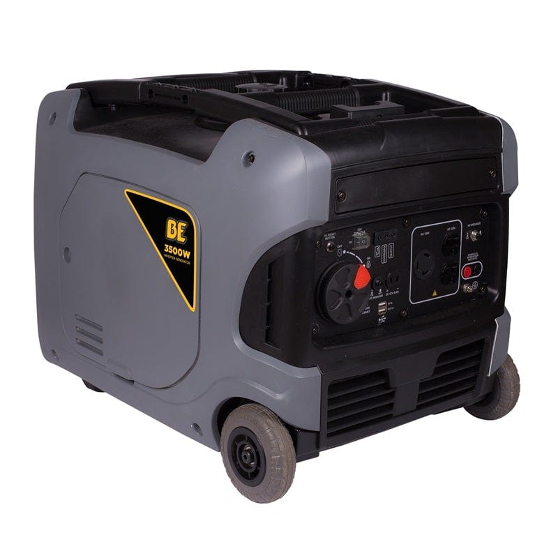 BE 3,500 Watt Quiet and Powerful Pull to Start Inverter Generator - Outage Proof