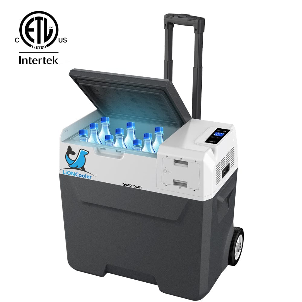 ACOPower LionCooler X50A Combo, Portable Solar Freezer (52 Quart Capacity) - Outage Proof