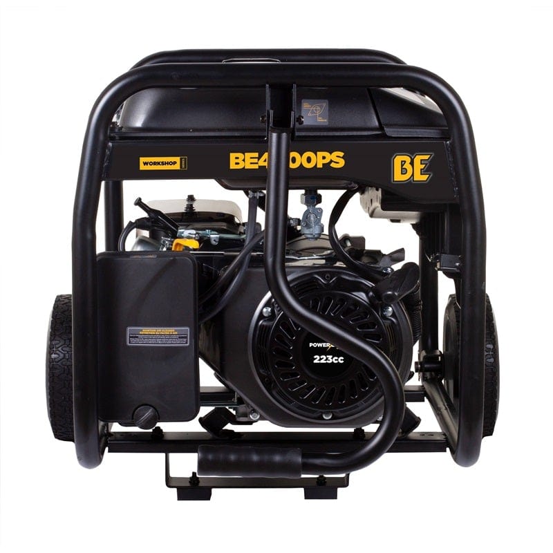 BE 4200 Watt Durable Powder Coated Steele Portable Generator, Recoil Start BE4200PS - Outage Proof