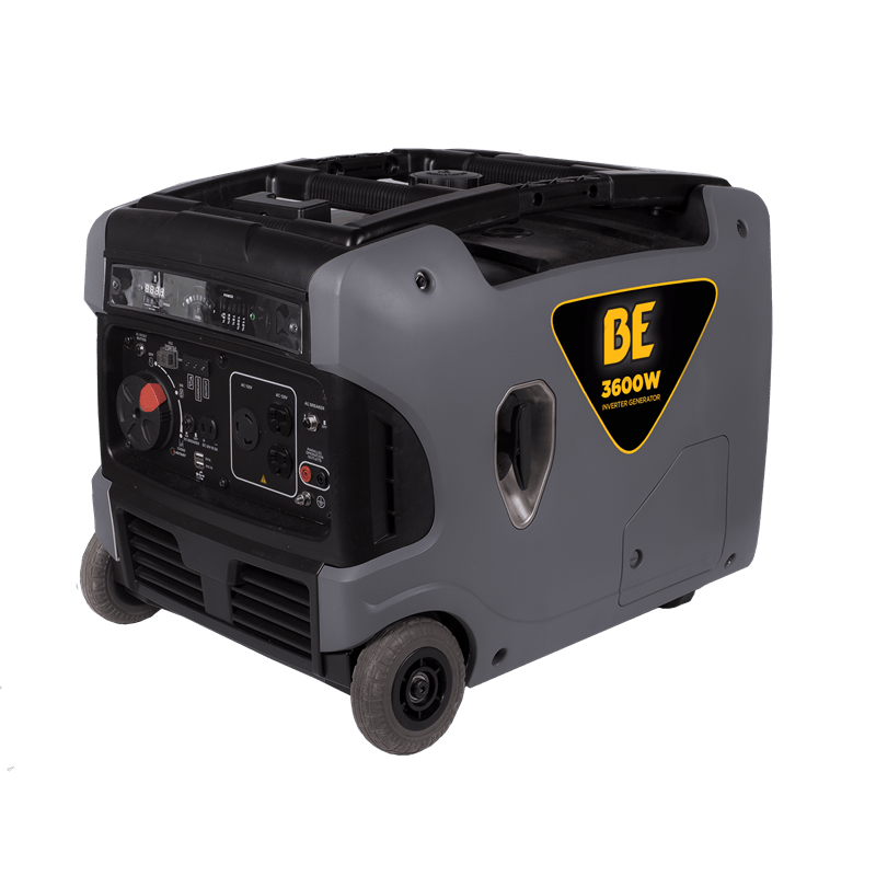 BE 3,600 Watt Digital Electric Start and Battery System Inverter Generator BE3600IE - Outage Proof