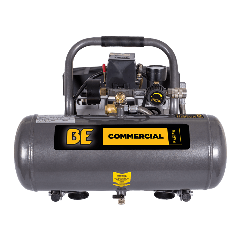 BE 2.3 Cfm @ 90 Psi - 2 Gallon Ultra Quiet Portable Electric Air Compressor AC072 - Outage Proof