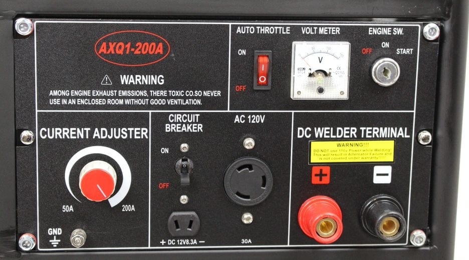 Lifan ProSeries WeldPro AXQ200-a (-CA) Welder/Generator Combo, Gasoline Electric Start - Outage Proof