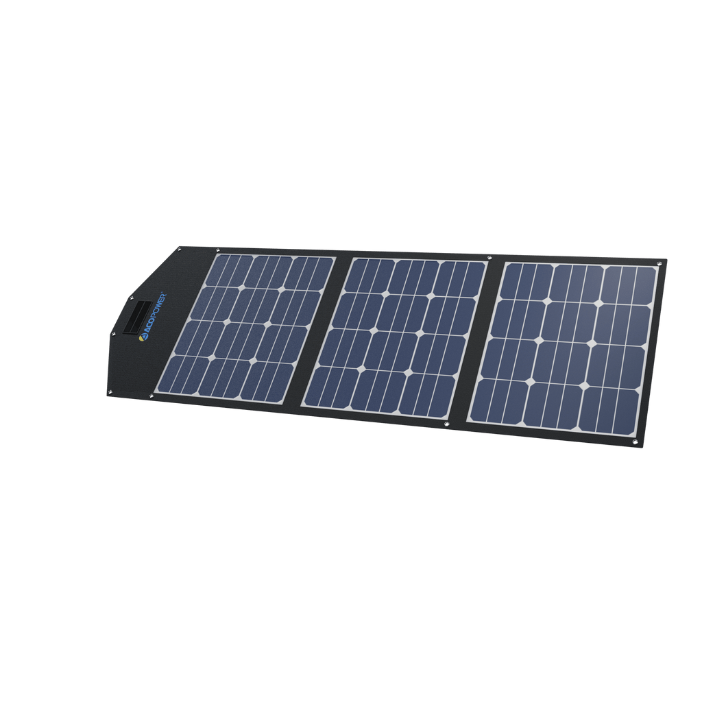 ACOPower LTK 120W Foldable Solar Panel Kit With Included ProteusX 20A Charge Controller - Outage Proof