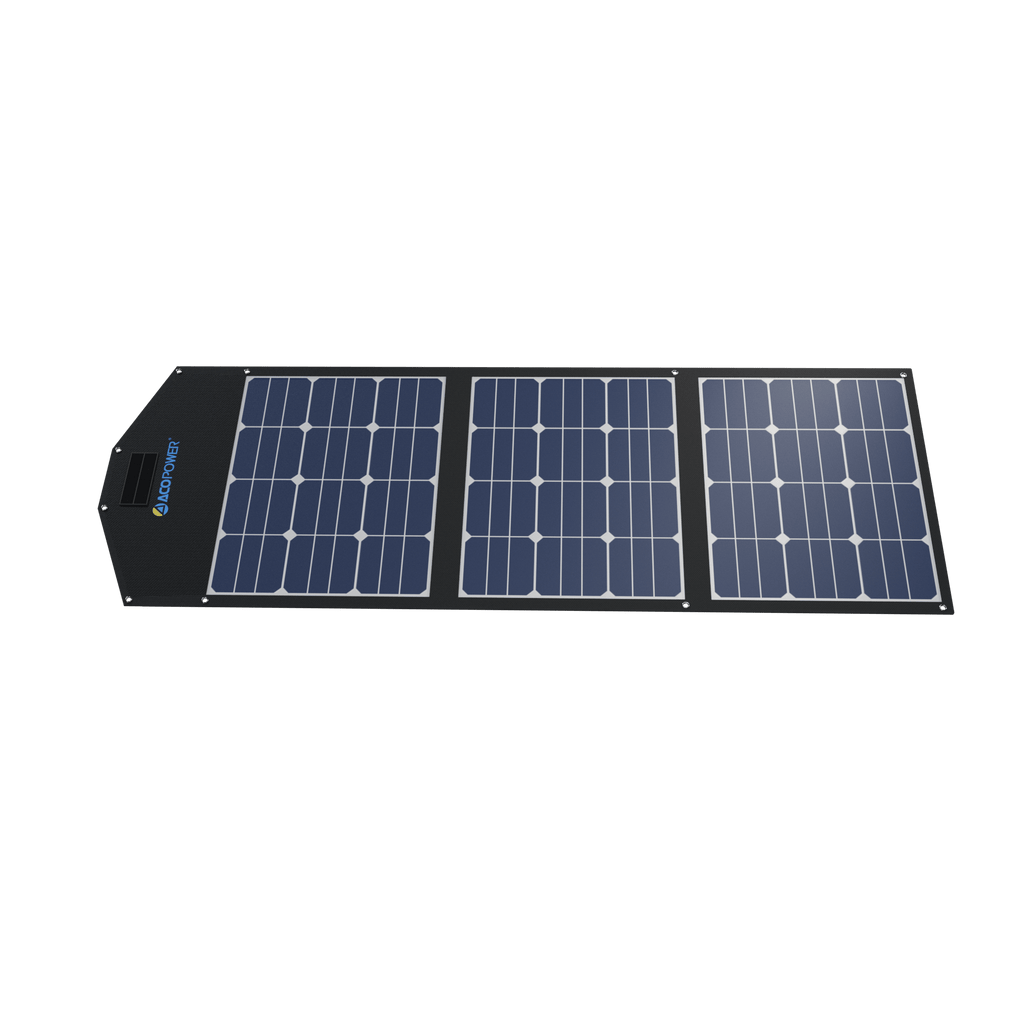 ACOPower LTK 120W Foldable Solar Panel Kit With Included ProteusX 20A Charge Controller - Outage Proof