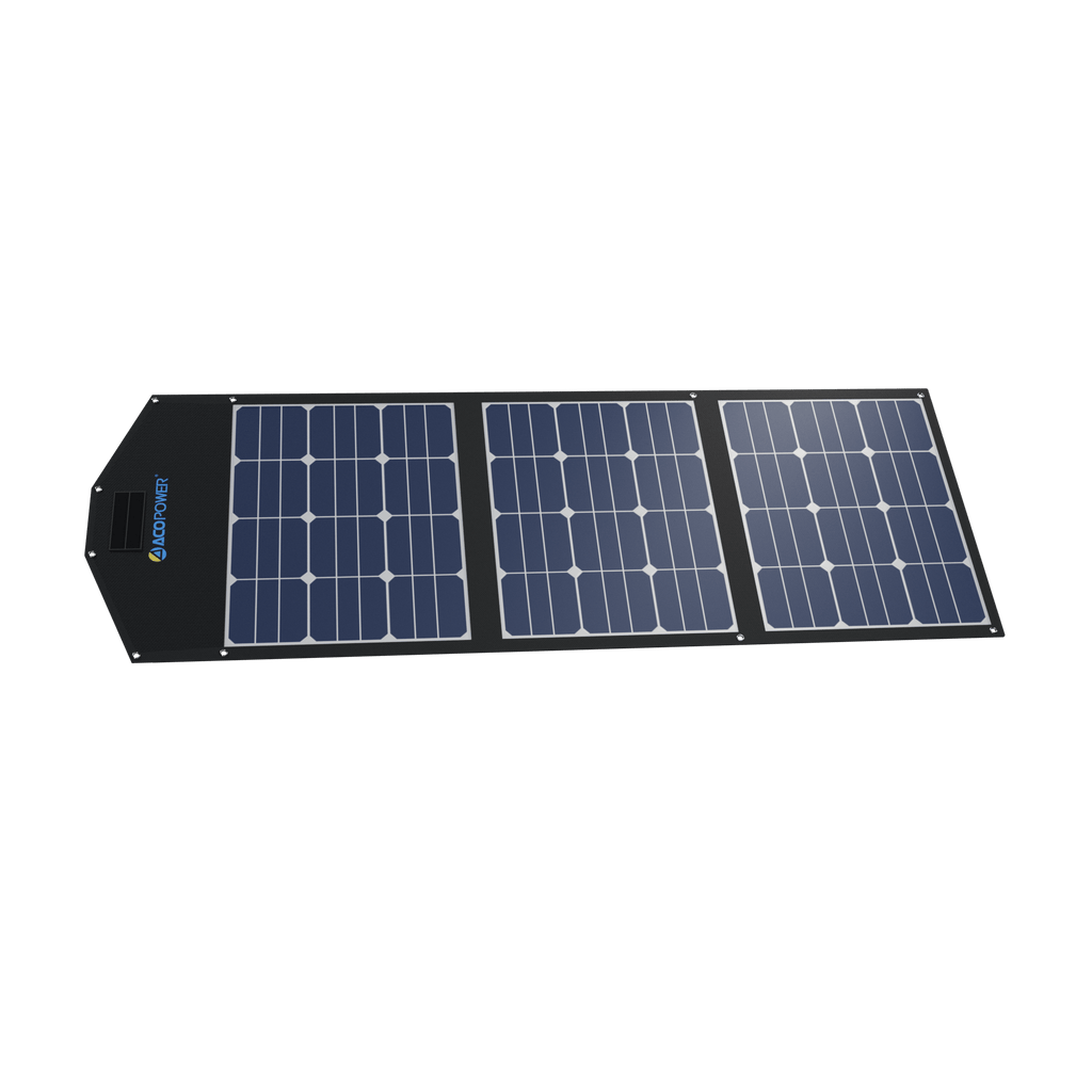 ACOPower LTK 120W Foldable Solar Panel Kit With Included ProteusX 20A Charge Controller - Outage Proof