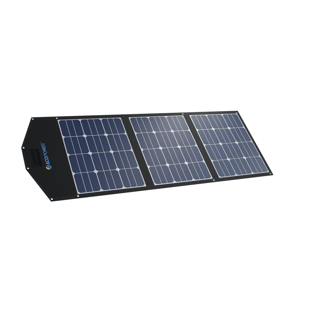 ACOPower LTK 120W Foldable Solar Panel Kit With Included ProteusX 20A Charge Controller - Outage Proof