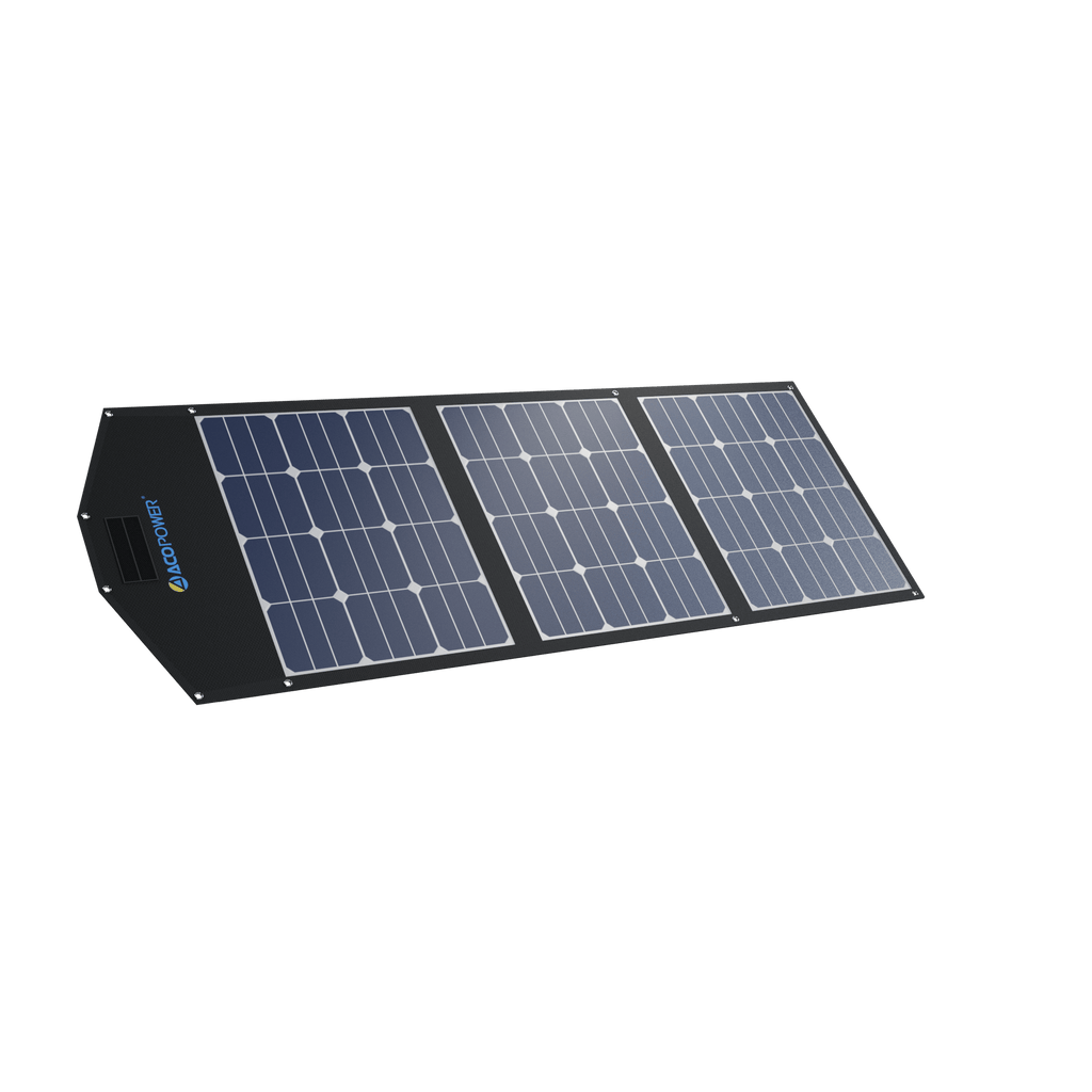 ACOPower LTK 120W Foldable Solar Panel Kit With Included ProteusX 20A Charge Controller - Outage Proof