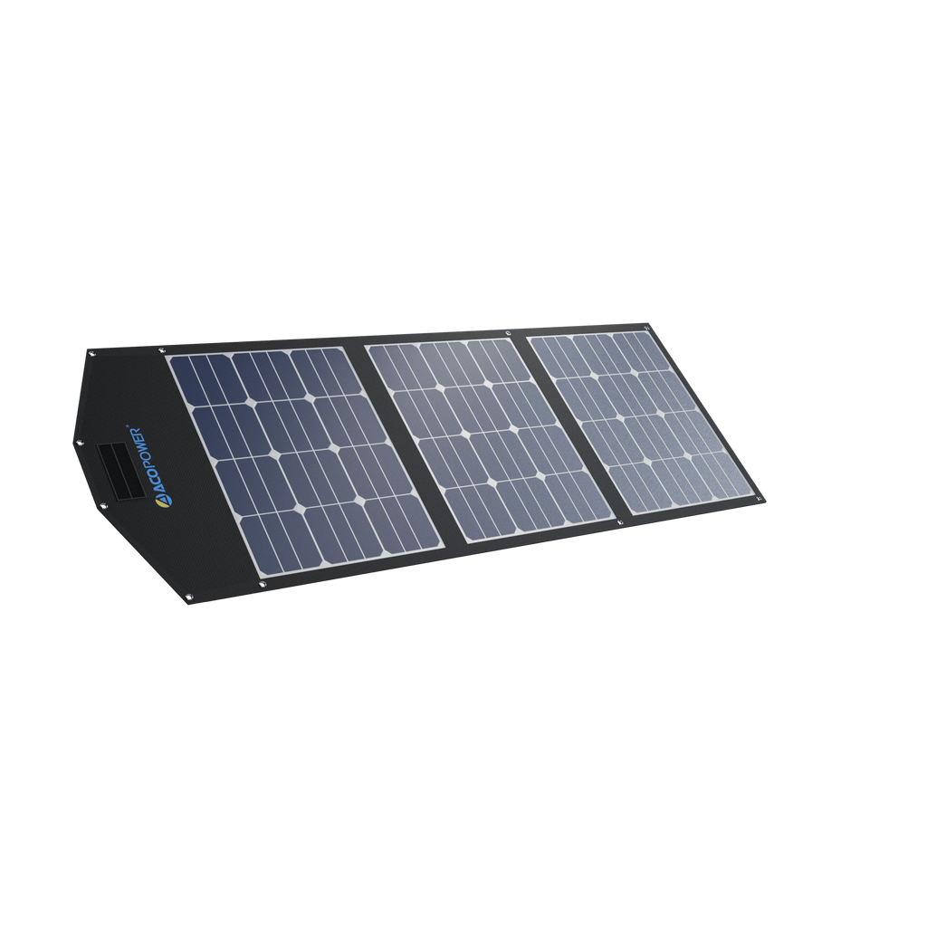 ACOPower LTK 120W Foldable Solar Panel Kit With Included ProteusX 20A Charge Controller - Outage Proof