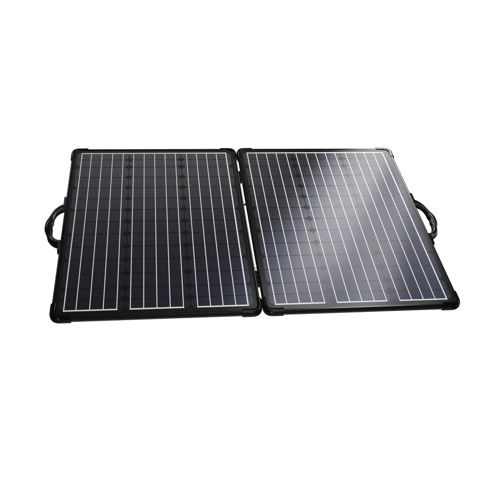 ACOPower PLK 120W Portable Solar Panel Kit, Lightweight 2x60W Briefcase with 20A Charge Controller - Outage Proof