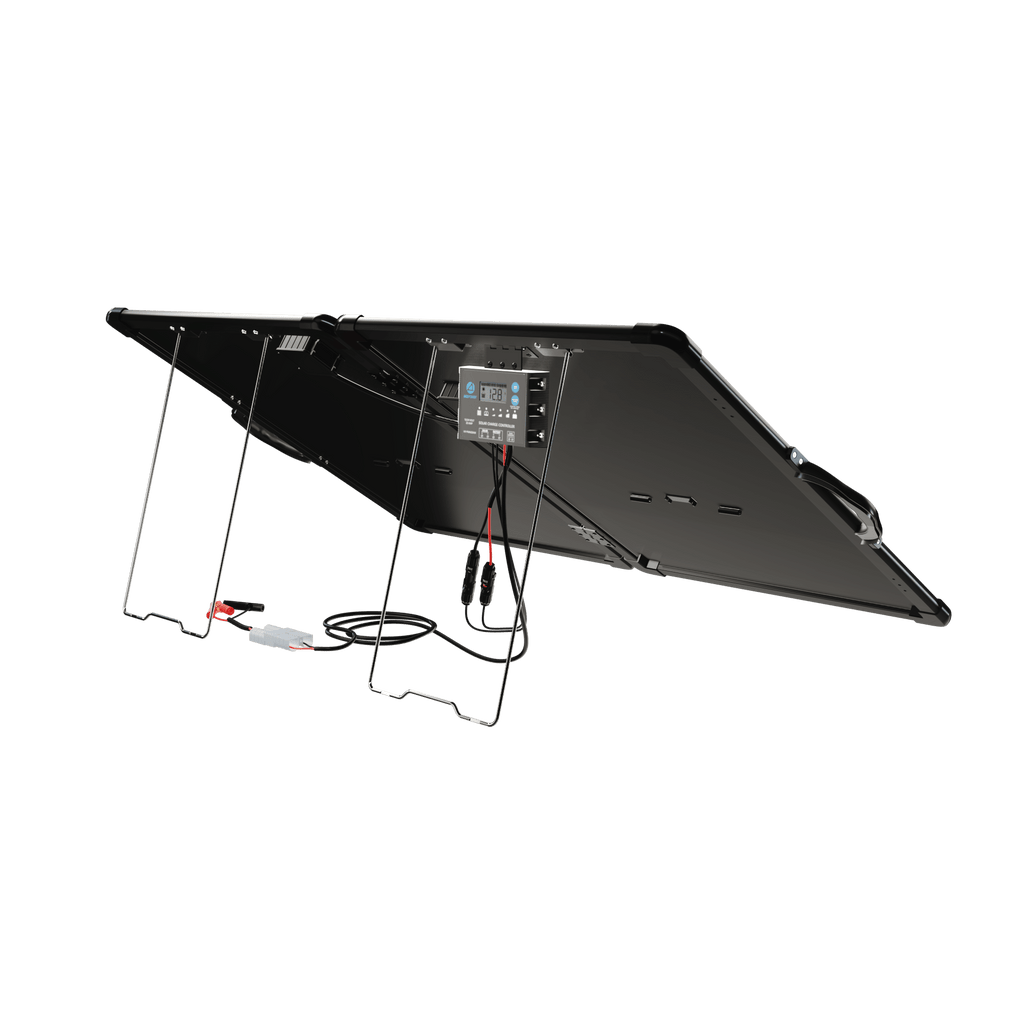 ACOPower PLK 120W Portable Solar Panel Kit, Lightweight 2x60W Briefcase with 20A Charge Controller - Outage Proof