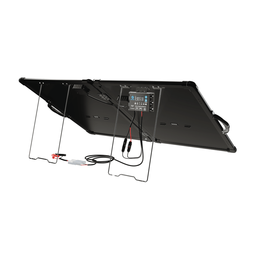 ACOPower PLK 120W Portable Solar Panel Kit, Lightweight 2x60W Briefcase with 20A Charge Controller - Outage Proof