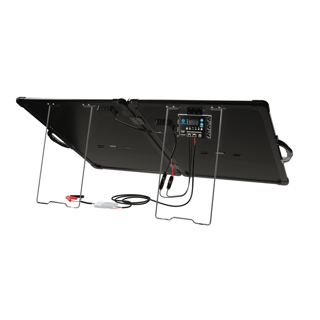 ACOPower PLK 100W Portable Solar Panel Kit,Lightweight 2x50W with 20A Charge Controller - Outage Proof