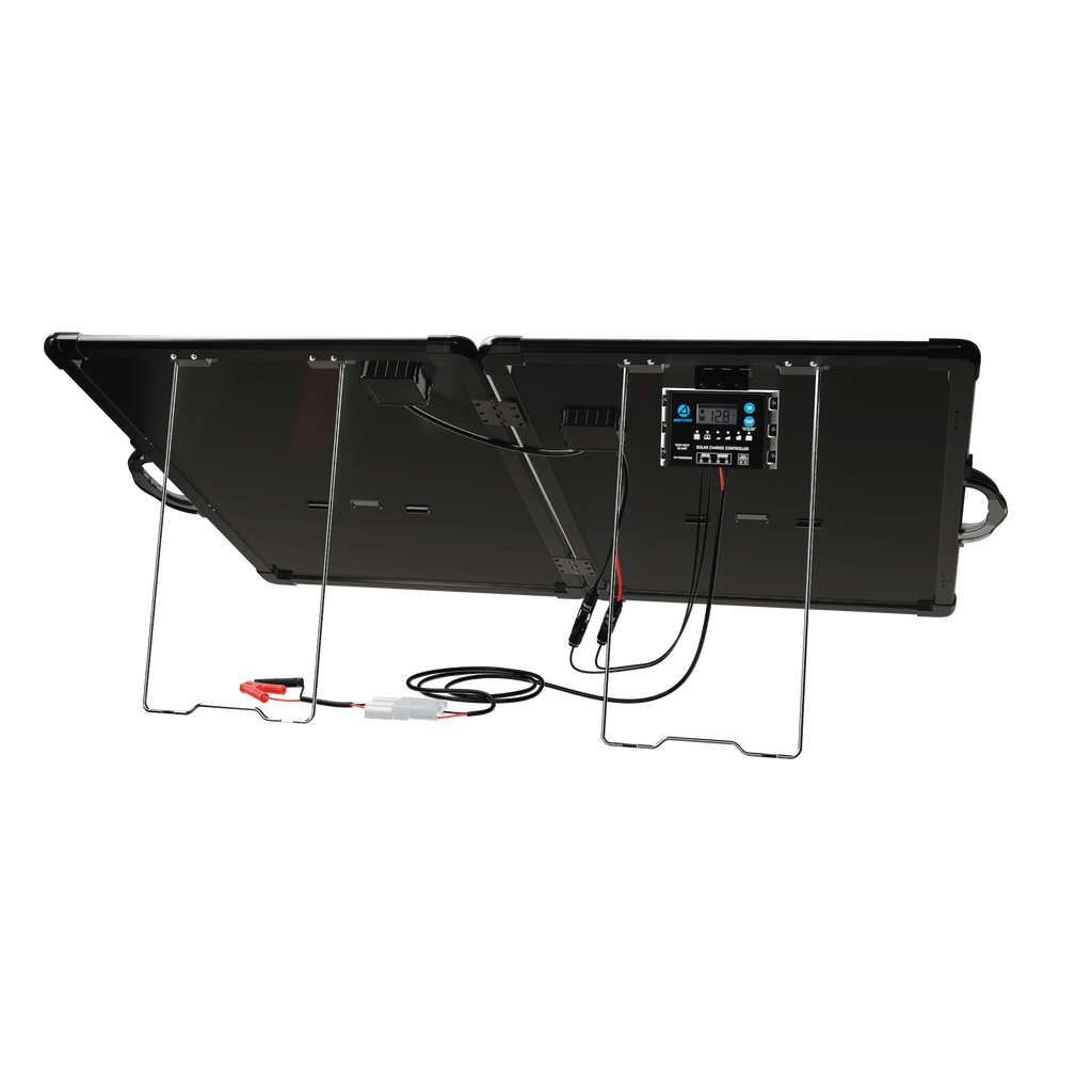 ACOPower PLK 120W Portable Solar Panel Kit, Lightweight 2x60W Briefcase with 20A Charge Controller - Outage Proof