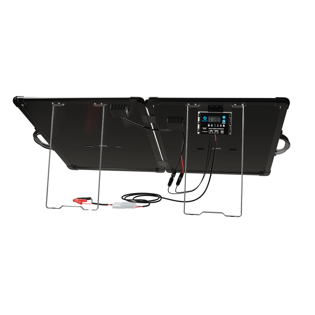 ACOPower PLK 120W Portable Solar Panel Kit, Lightweight 2x60W Briefcase with 20A Charge Controller - Outage Proof