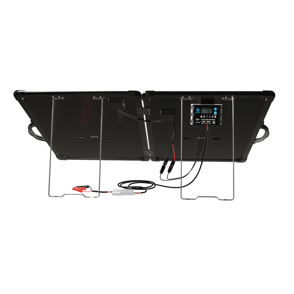 ACOPower PLK 100W Portable Solar Panel Kit,Lightweight 2x50W with 20A Charge Controller - Outage Proof