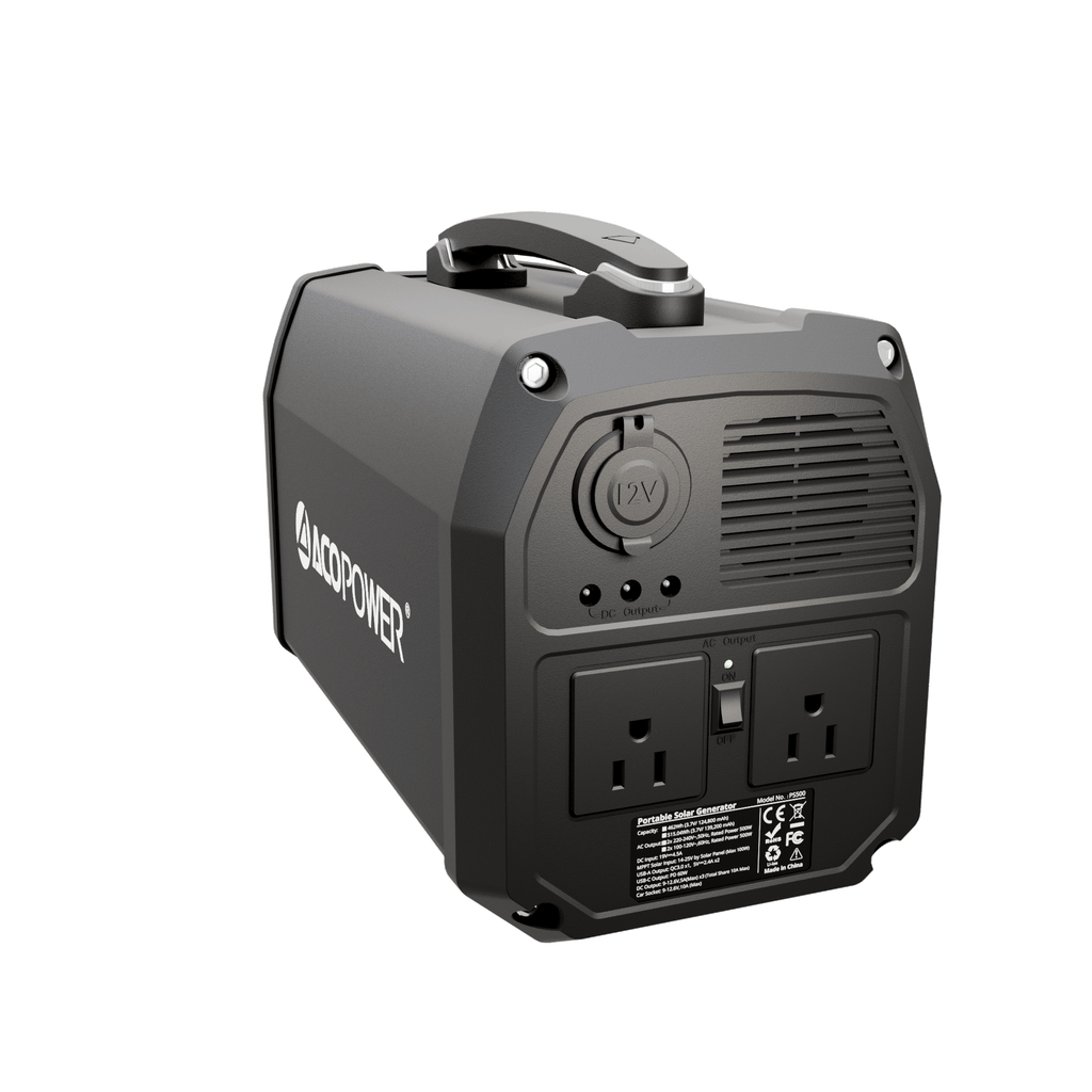 ACOPOWER 462Wh/500W Portable Solar Generator (New Arrival 2020) - Outage Proof