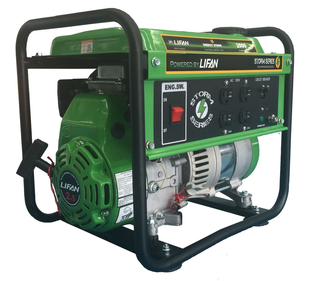 Lifan Power Energy Storm 2000 Watt Portable Generator ES2000-CA - Outage Proof