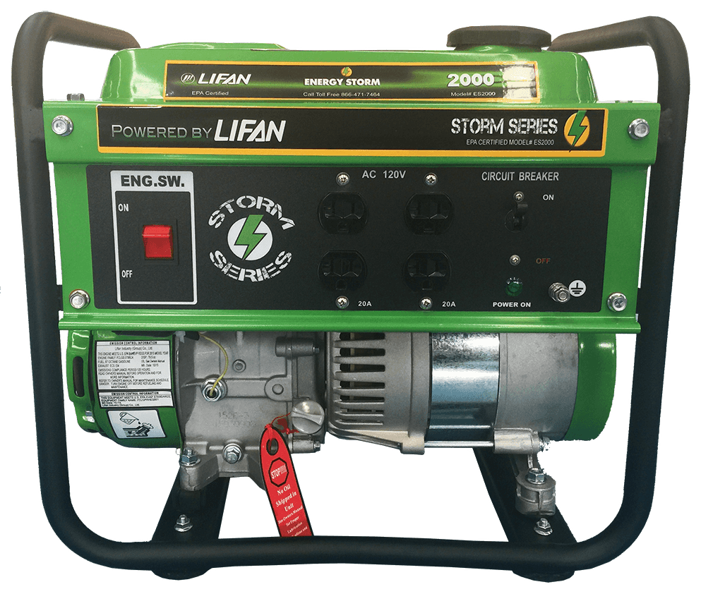 Lifan Power Energy Storm 2000 Watt Portable Generator ES2000-CA - Outage Proof