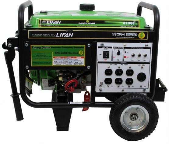 Lifan Power Energy Storm ES4100E 7hp Electric and Recoil Start Generator - Outage Proof