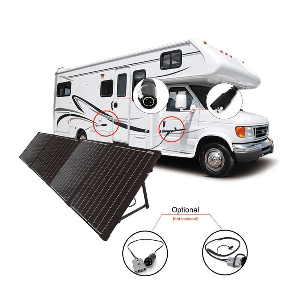 ACOPOWER PTK 200W Portable Solar Panel Kit Briefcase - Outage Proof
