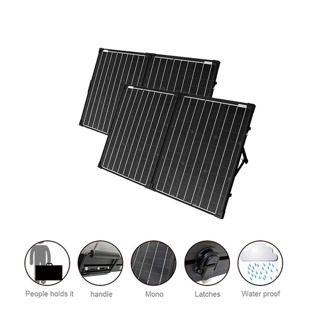 ACOPOWER PTK 200W Portable Solar Panel Kit Briefcase - Outage Proof