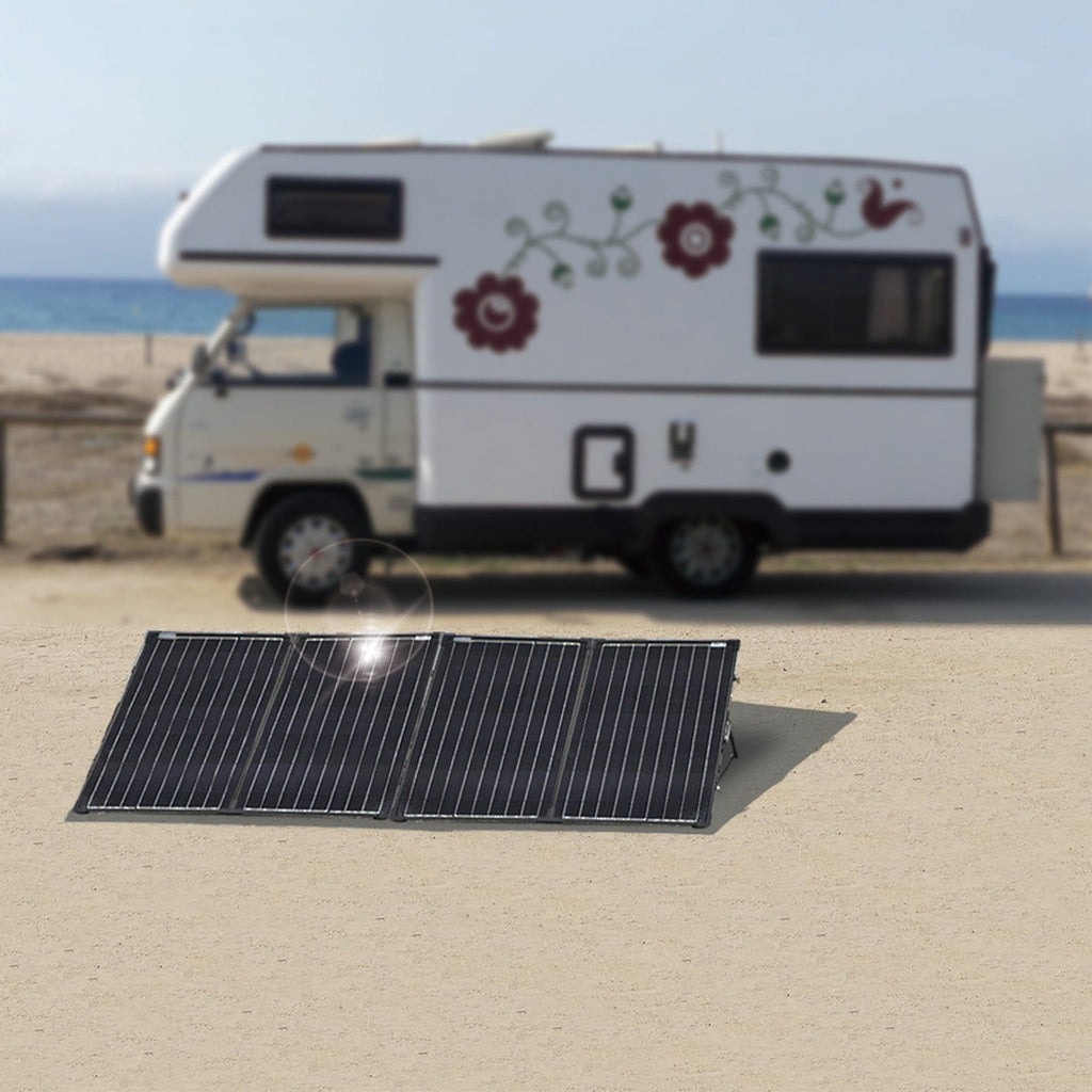 ACOPOWER PTK 200W Portable Solar Panel Kit Briefcase - Outage Proof