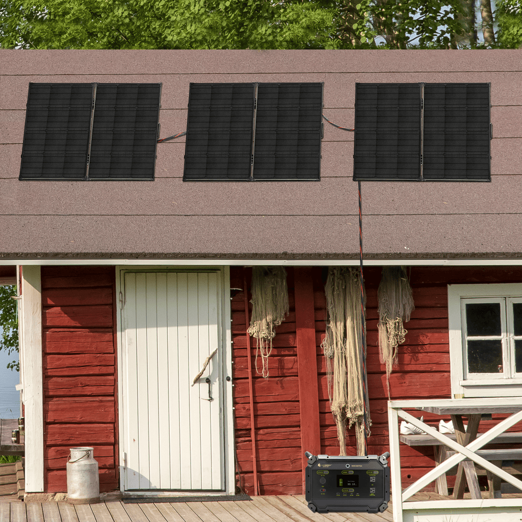 Lion Energy 100W 24V Powerful Portable Solar Panel 50170163 - Outage Proof