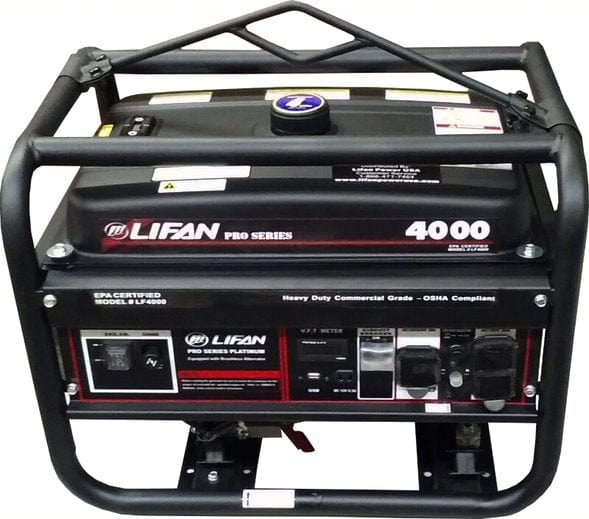 Lifan Power USA Pro Series Portable Generator LF4000-(CA) - Outage Proof