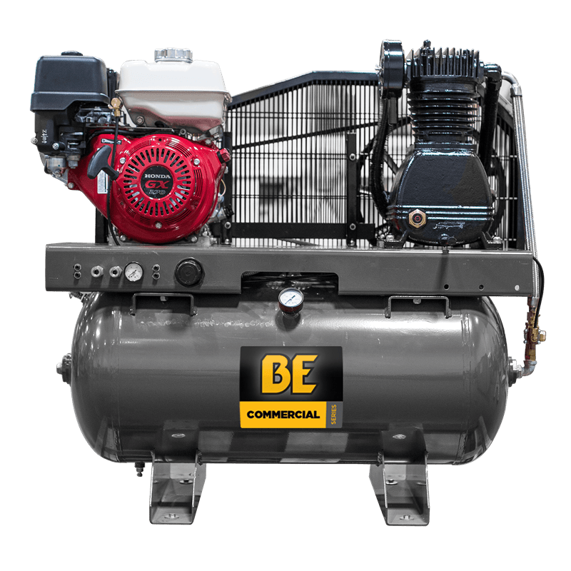 BE 30 Gallon Cast Iron Pump Cylinder Gas Compressor AC930HB - Outage Proof
