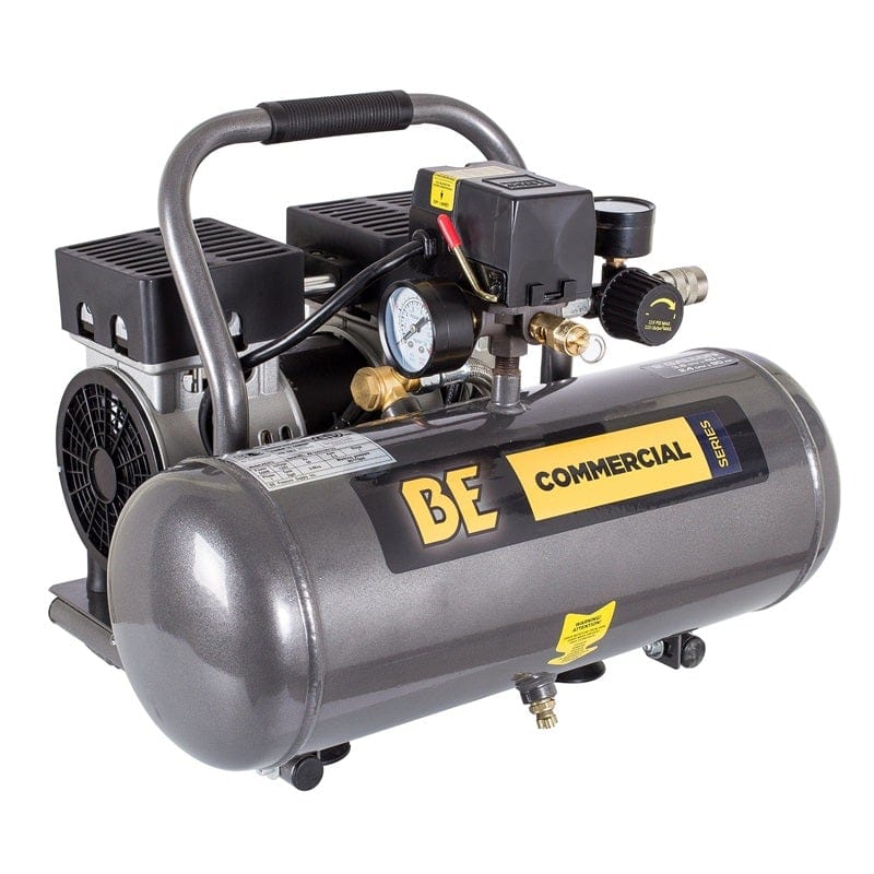BE 2.3 Cfm @ 90 Psi - 2 Gallon Ultra Quiet Portable Electric Air Compressor AC072 - Outage Proof
