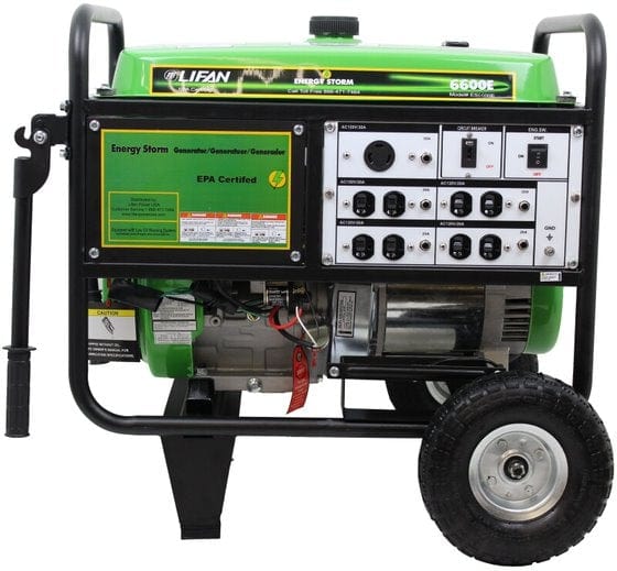 Lifan Power USA 6600W ES Generator ES6600E (CA) - Outage Proof